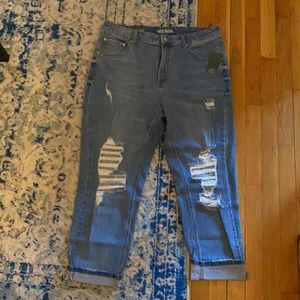Women’s Distressed mom jeans